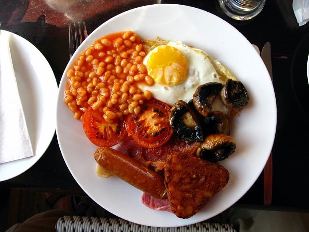 Anglická snídaně je ve světě pojem.