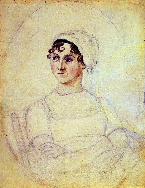 Portrét Jane Austen.