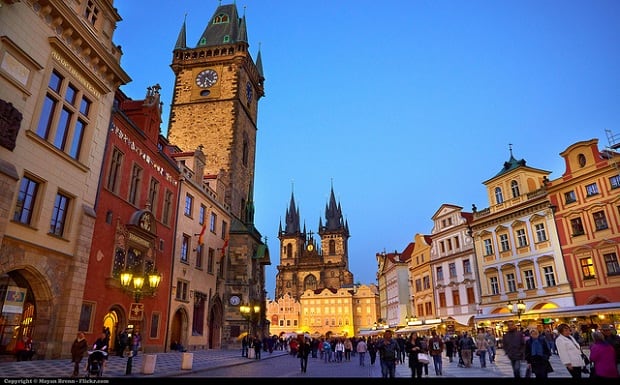 Praha se může pochlubit krásným historickým centrem.